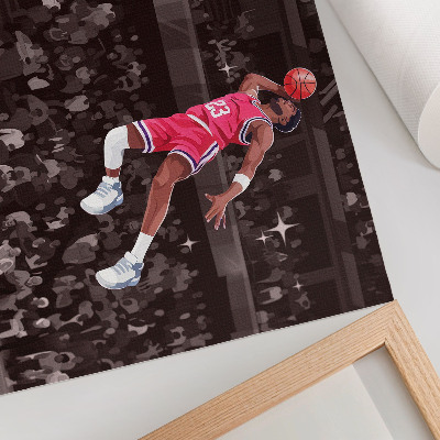 Poster mit Druckmotiv 'Sportliche Aktionen'