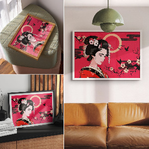 Poster Orientalische Frau