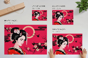 Poster Orientalische Frau