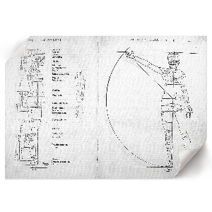 Poster Zeichnung eines Menschen