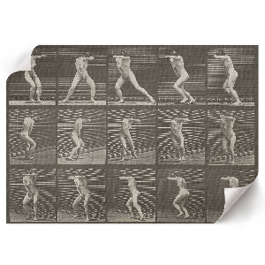 Poster Umdrehen und fliehen