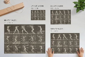 Poster Umdrehen und fliehen