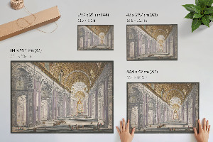 Plakat Innenteil der Basilika