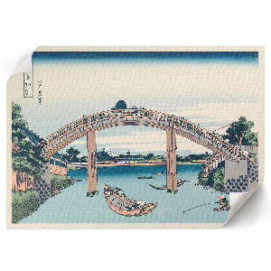 Poster druck Blick von unter der Brücke