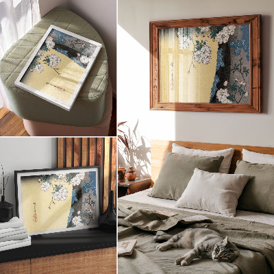 Wandposter mit Motiv Kirschblüten