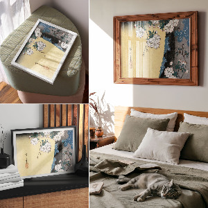 Wandposter Kirschblüten