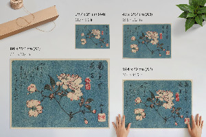 Poster druck Holzschnitt