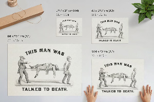 Poster bilder Er hat sich zu Tode geredet