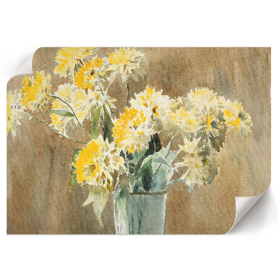 Poster mit Vase und Blumen