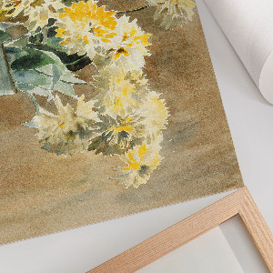 Poster Vase mit Blumen