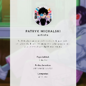 Wandposter Futuristische Figur