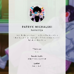 Wandposter Futuristische Figur