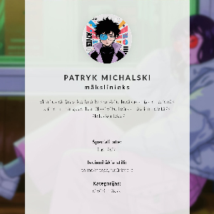 Wandposter Futuristische Figur