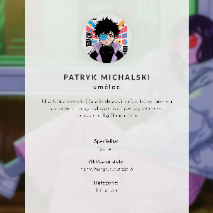 Wandposter Futuristische Figur