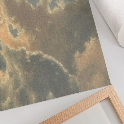 Poster mit Wolkenmotiv