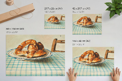 Wandposter mit Stillleben-Motiv