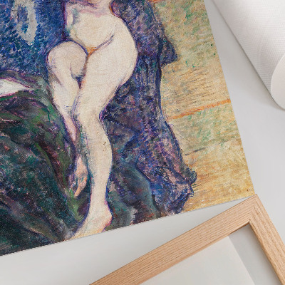 Poster mit Druck einer nackten Frau
