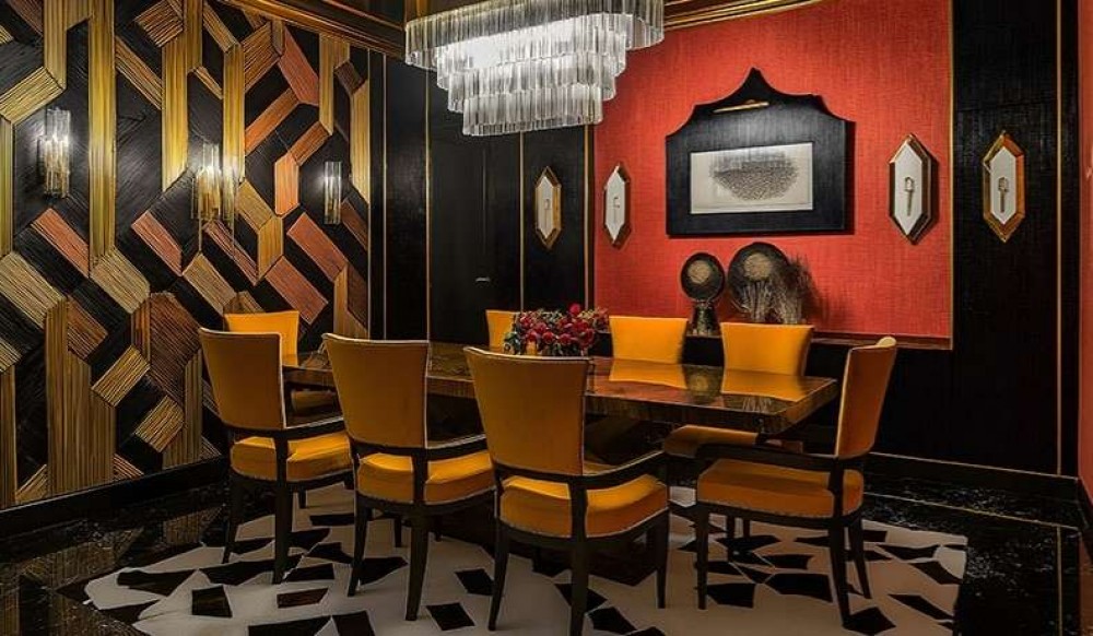 Art-Déco-Stil in Innenräumen