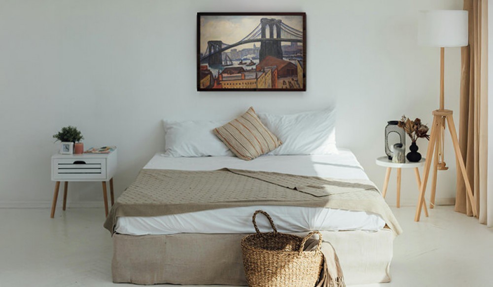 Schlafzimmer im Vintage-Stil