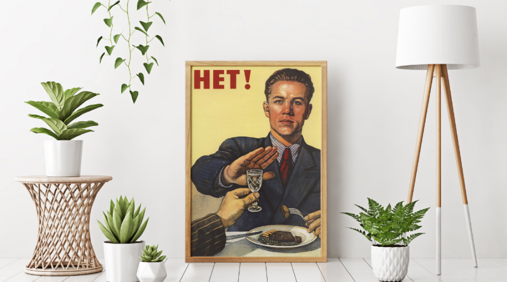 Sowjetisches Propagandaplakat