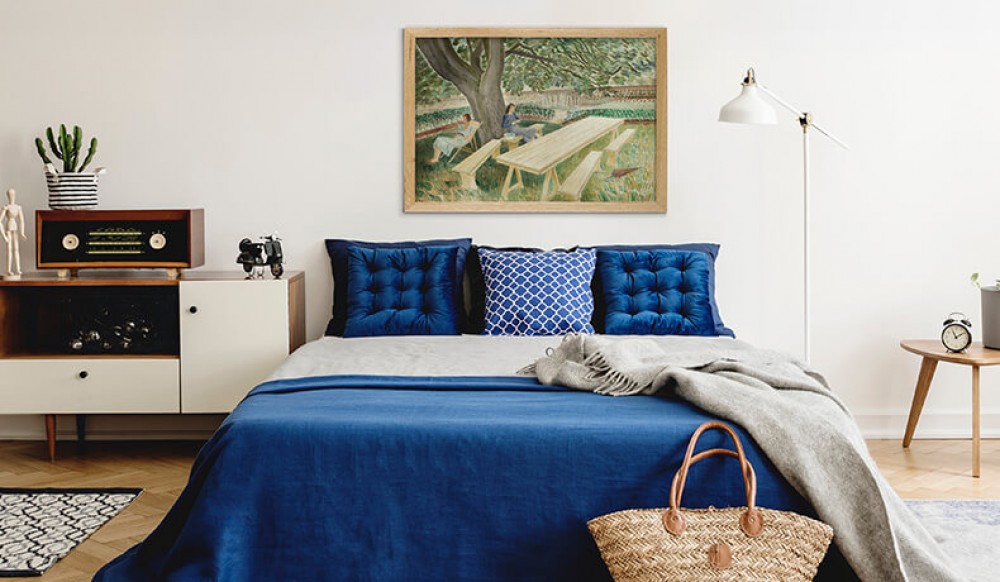 Schlafzimmer im Vintage-Stil